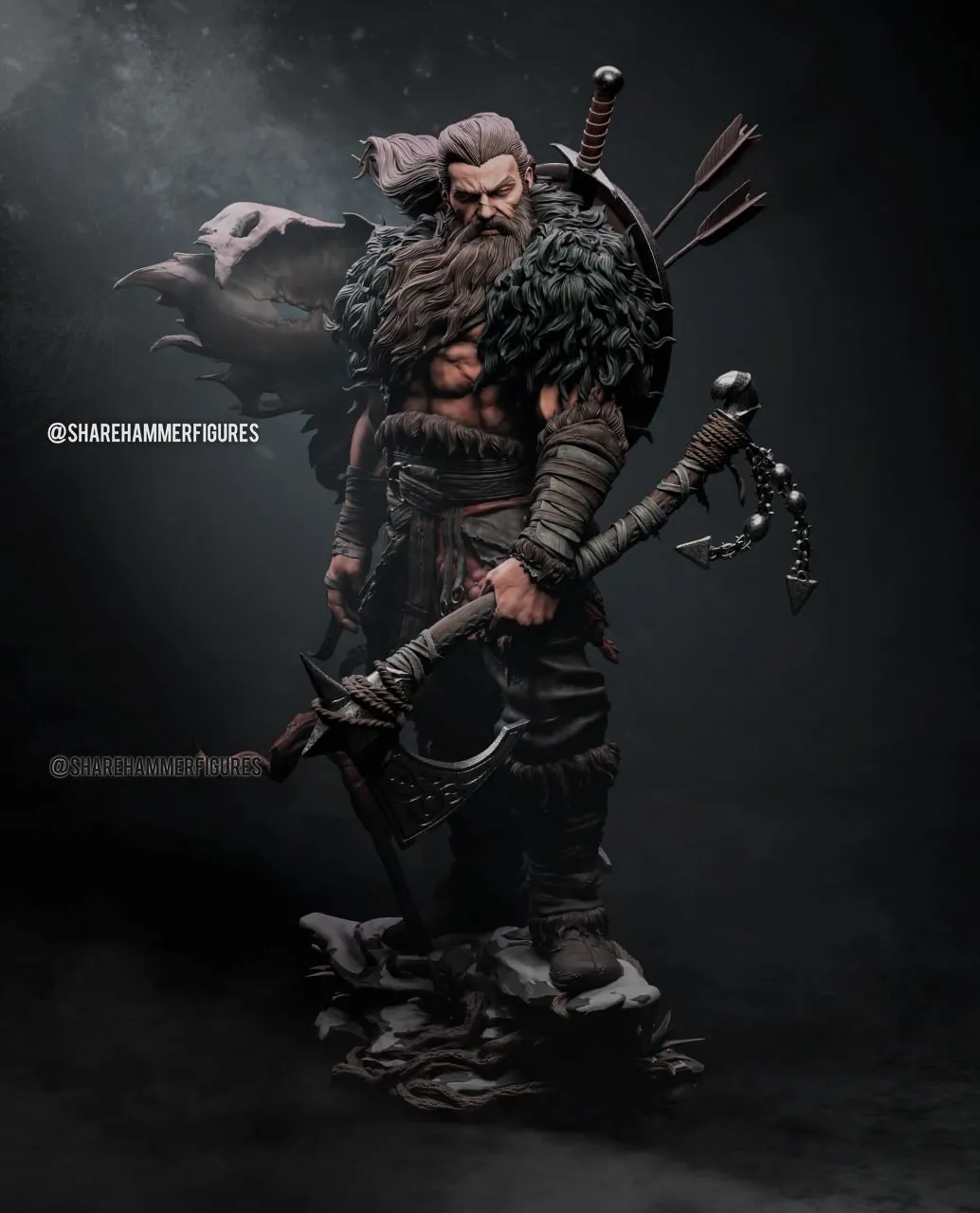 North Warrior Sharehammer Figures Plus