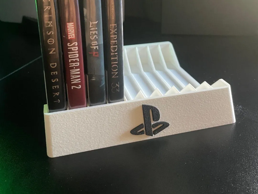 Подставка для 10 коробок с играми PlayStation