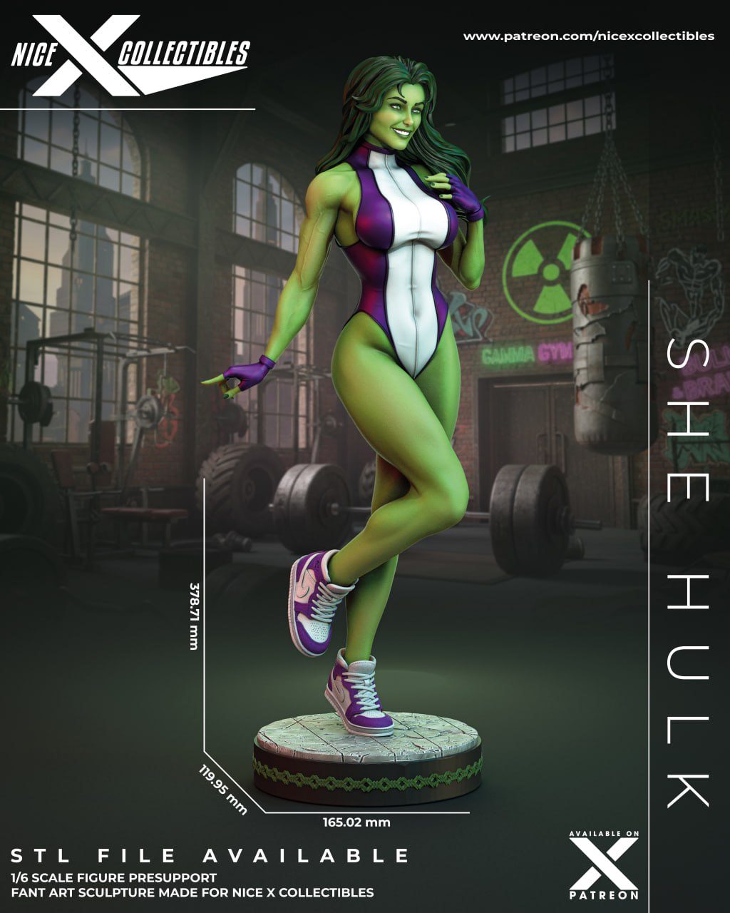 Nice X Collectibles - SheHulk T Me MOXOMOR Aka