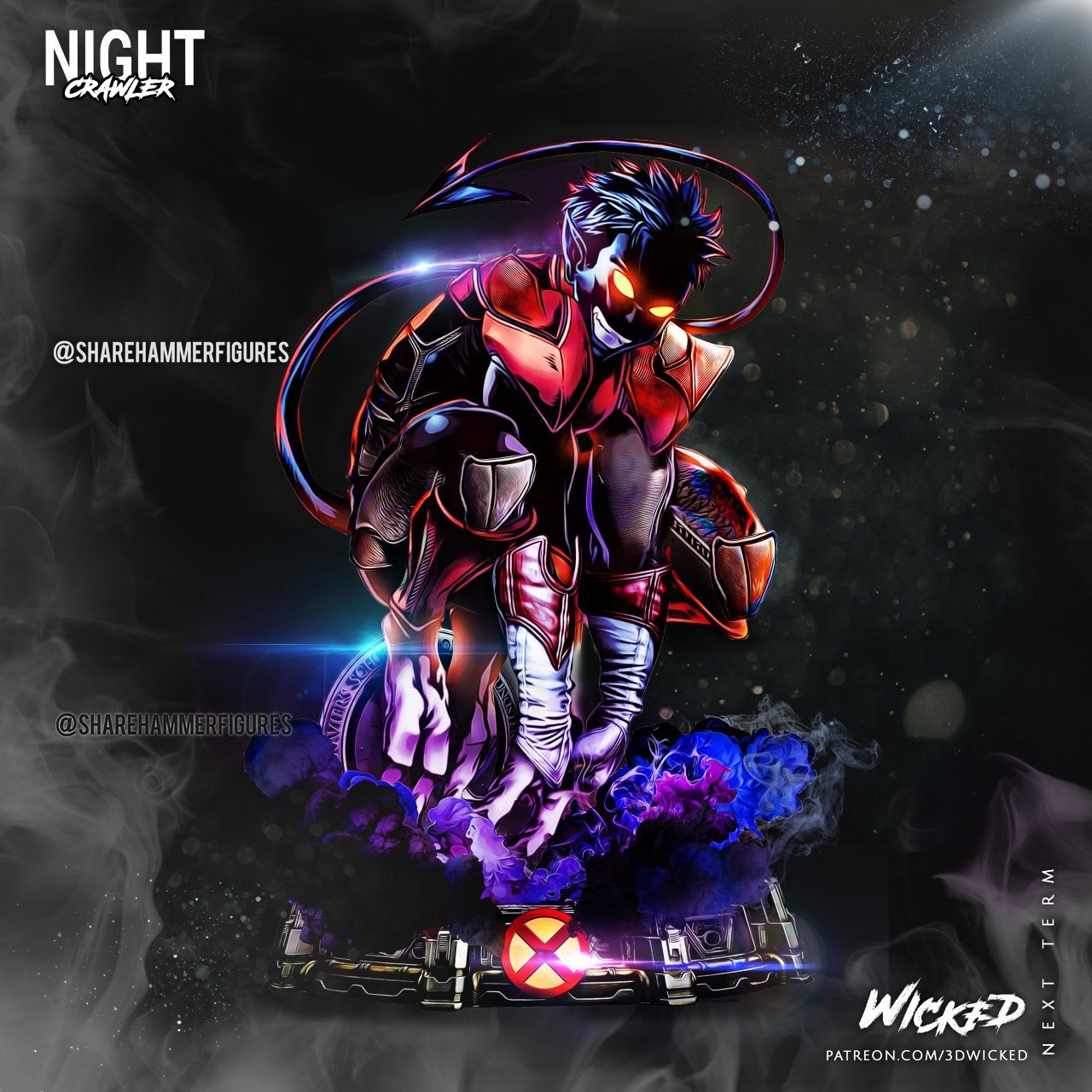 3DWicked - Nightcrawler Bust (One Piece)
