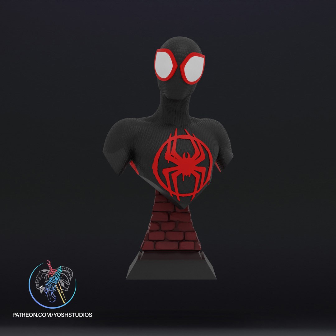 Miles Spiderman Bust
