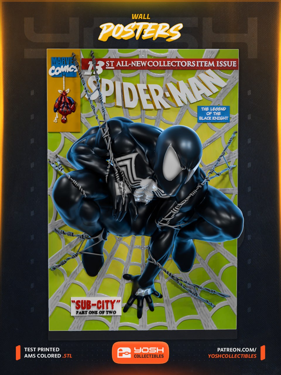 Venomized Spider Man - YOSH COLLECTIBLES