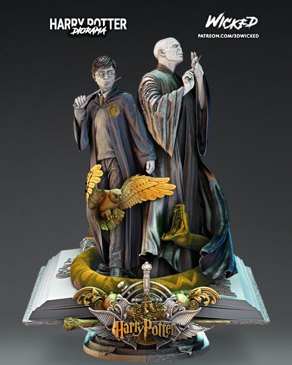 Wicked - Harry Potter Statue 330mm (X Pose)