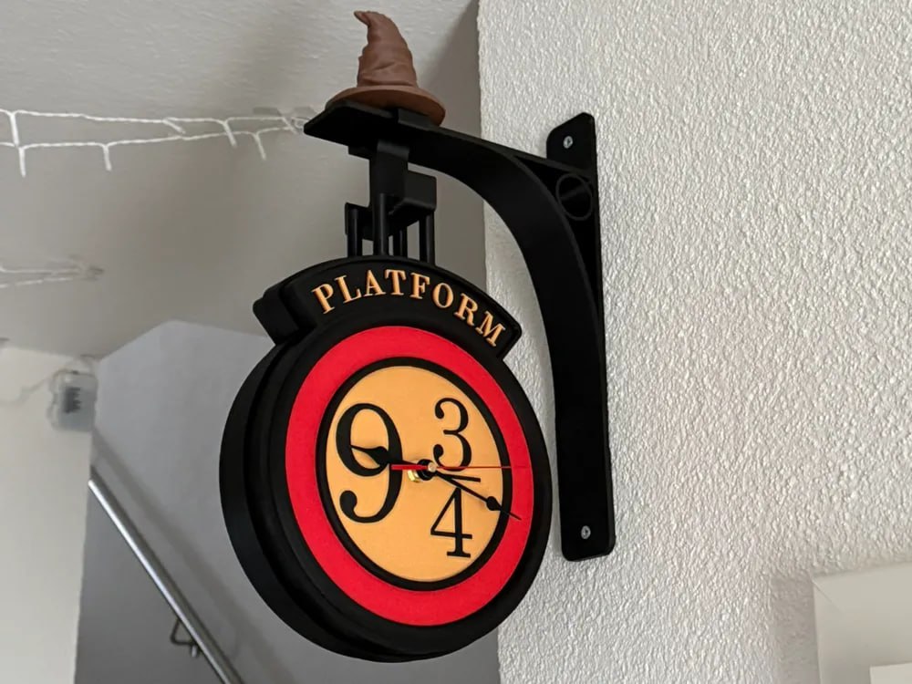 Platform 9 3 4 Station Clock - Harry Potter Clock