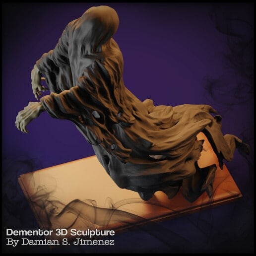 Dementor Sculpture From Harry Potter
