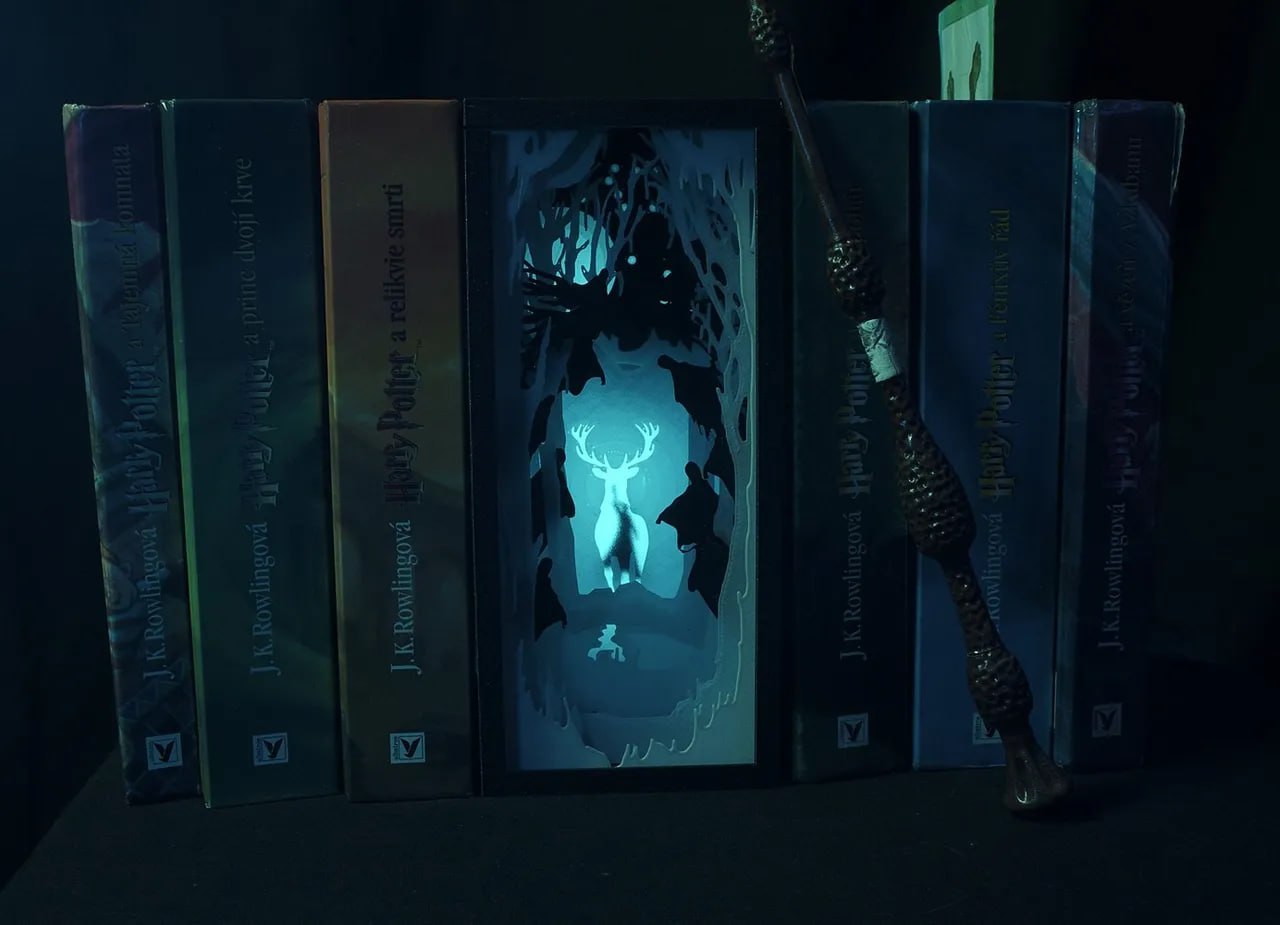 Harry Potter Book Nook 3demon