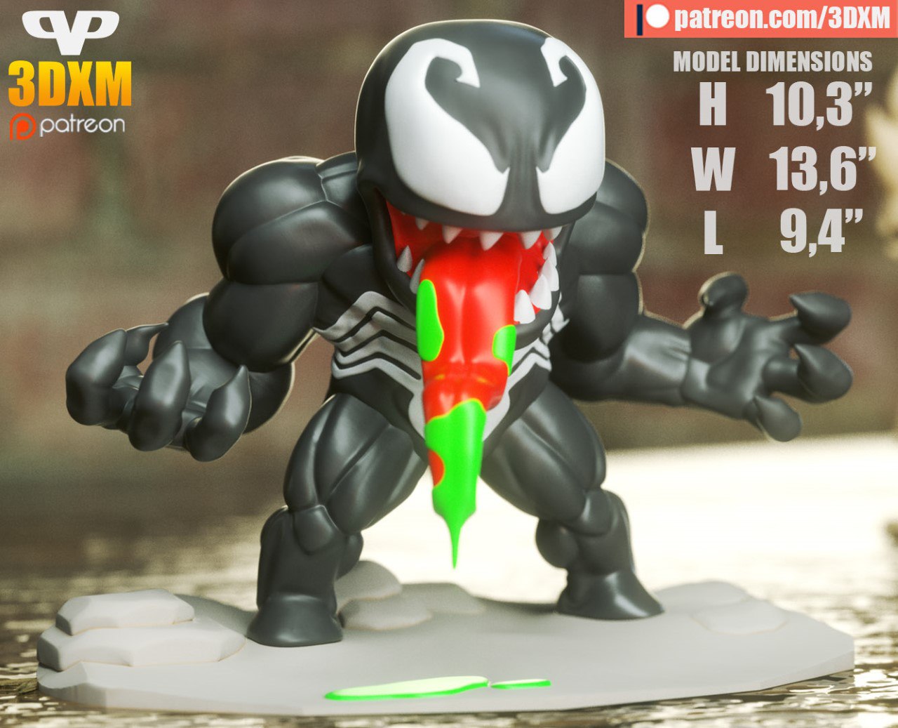3DXM - Venom Chibi