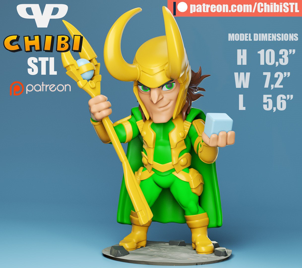 3DXM - Loki Chibi