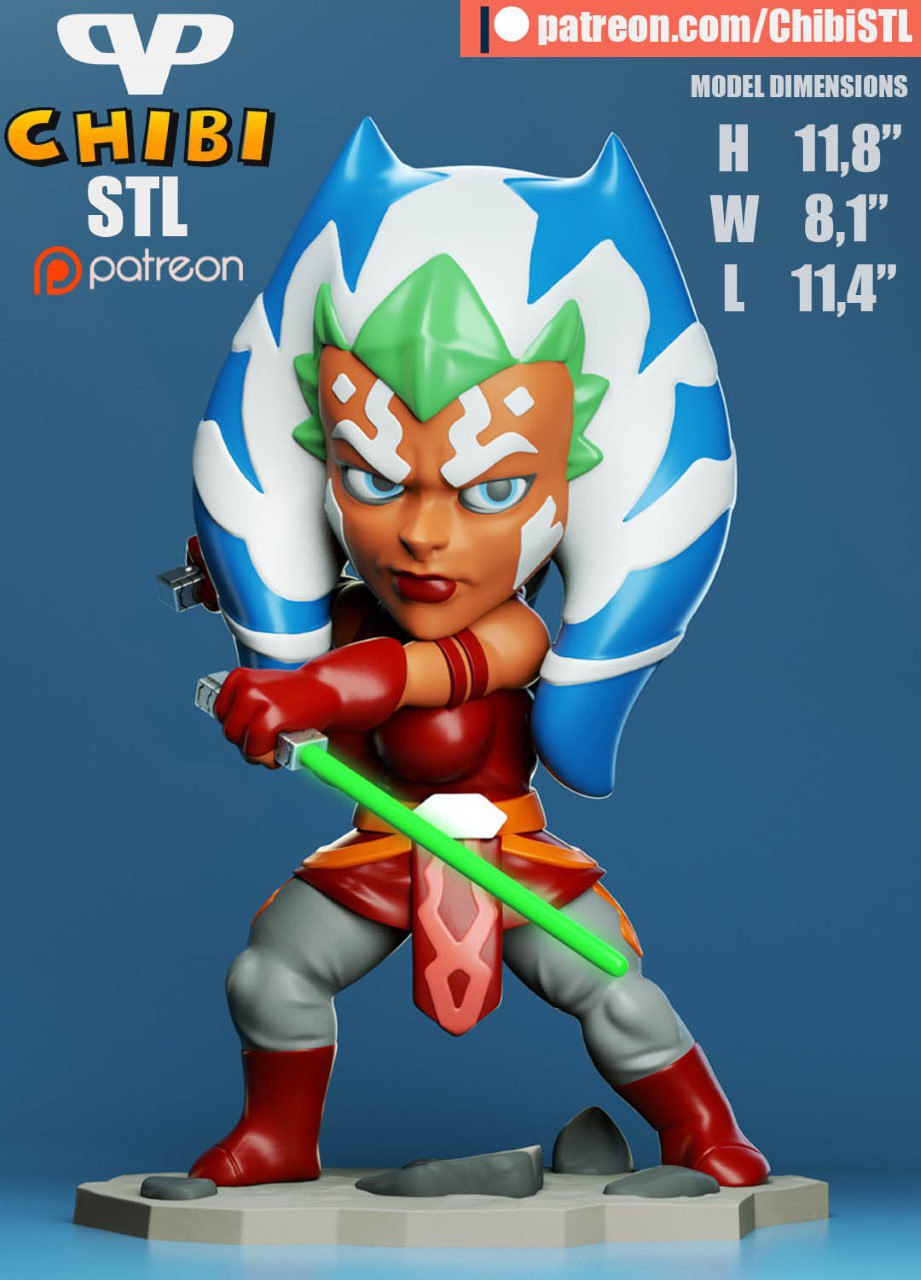 3DXM - Ahsoka Tano Chibi