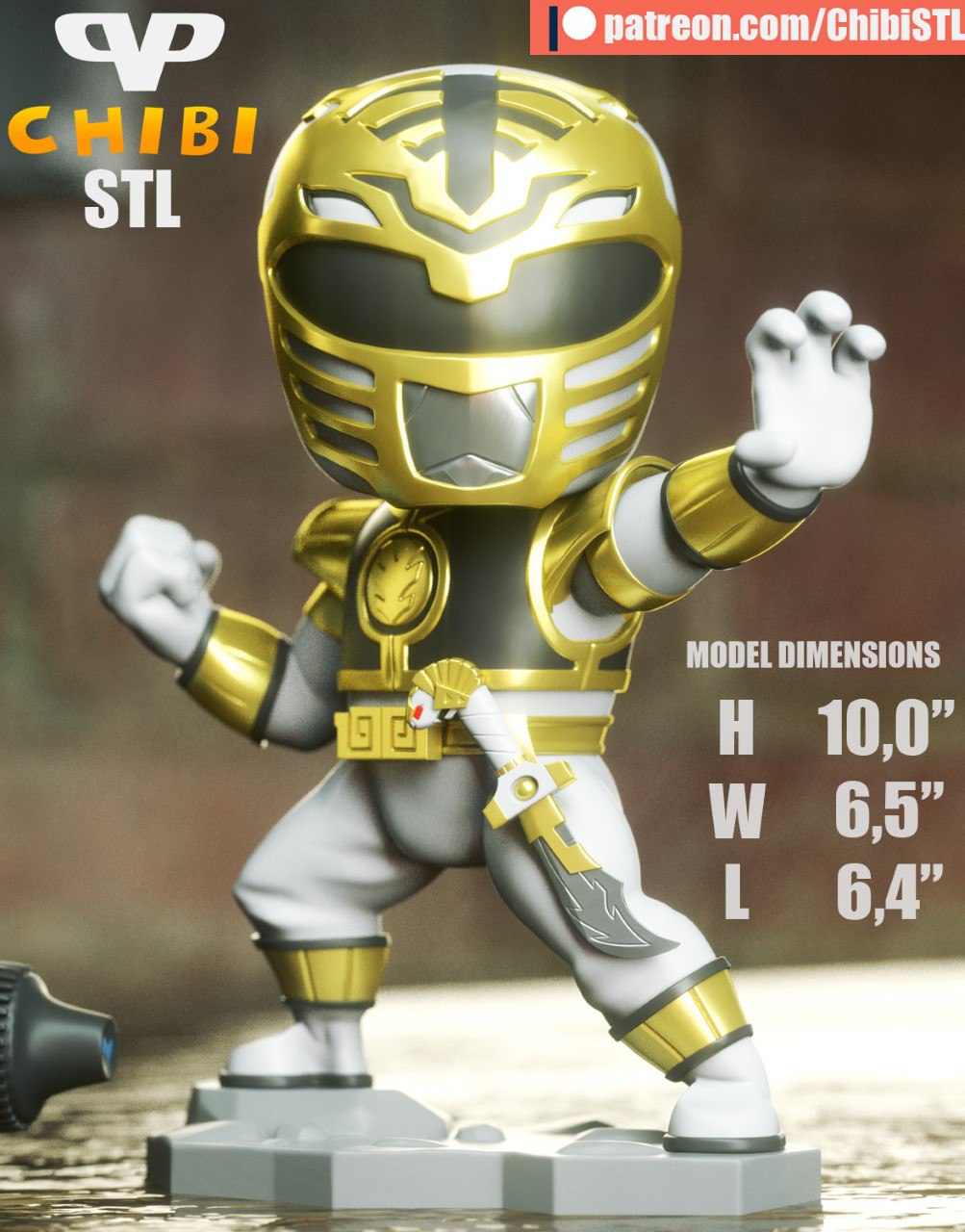 White Ranger Chibi