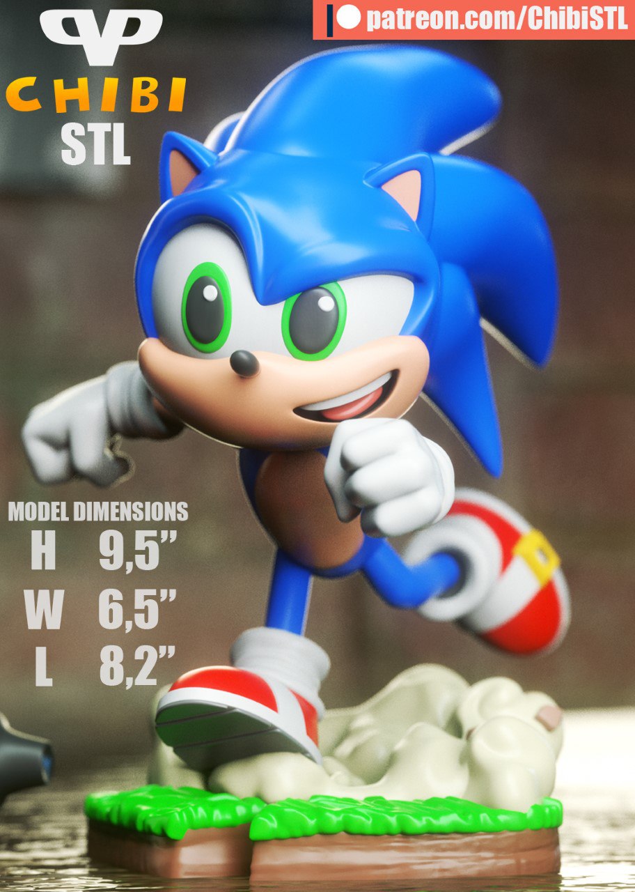 3DXM - Sonic Chibi