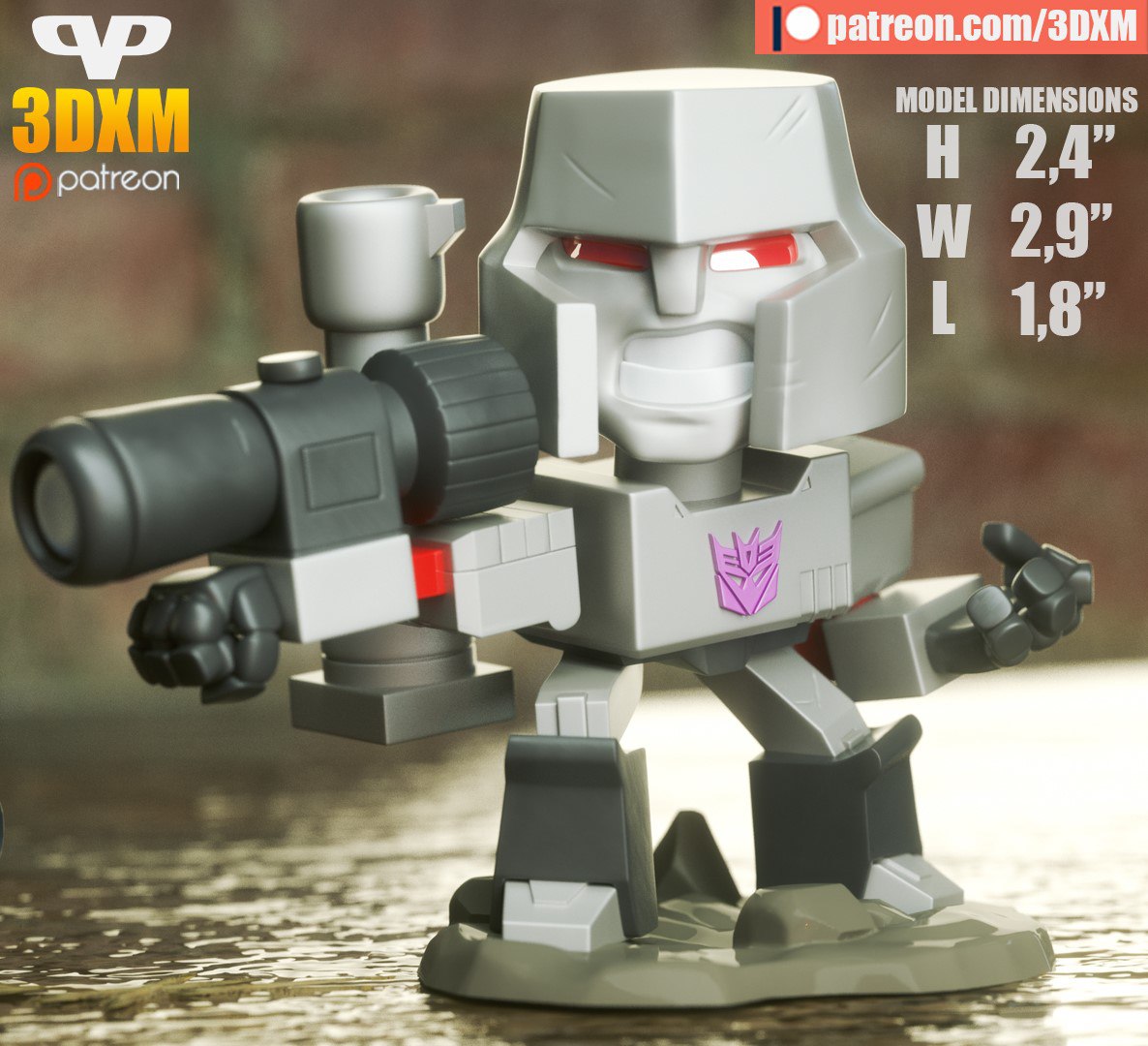 3DXM - Megatron Chibi