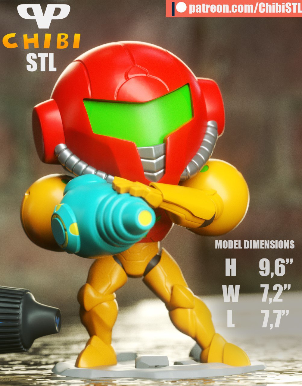 3DXM - Metroid Prime Chibi