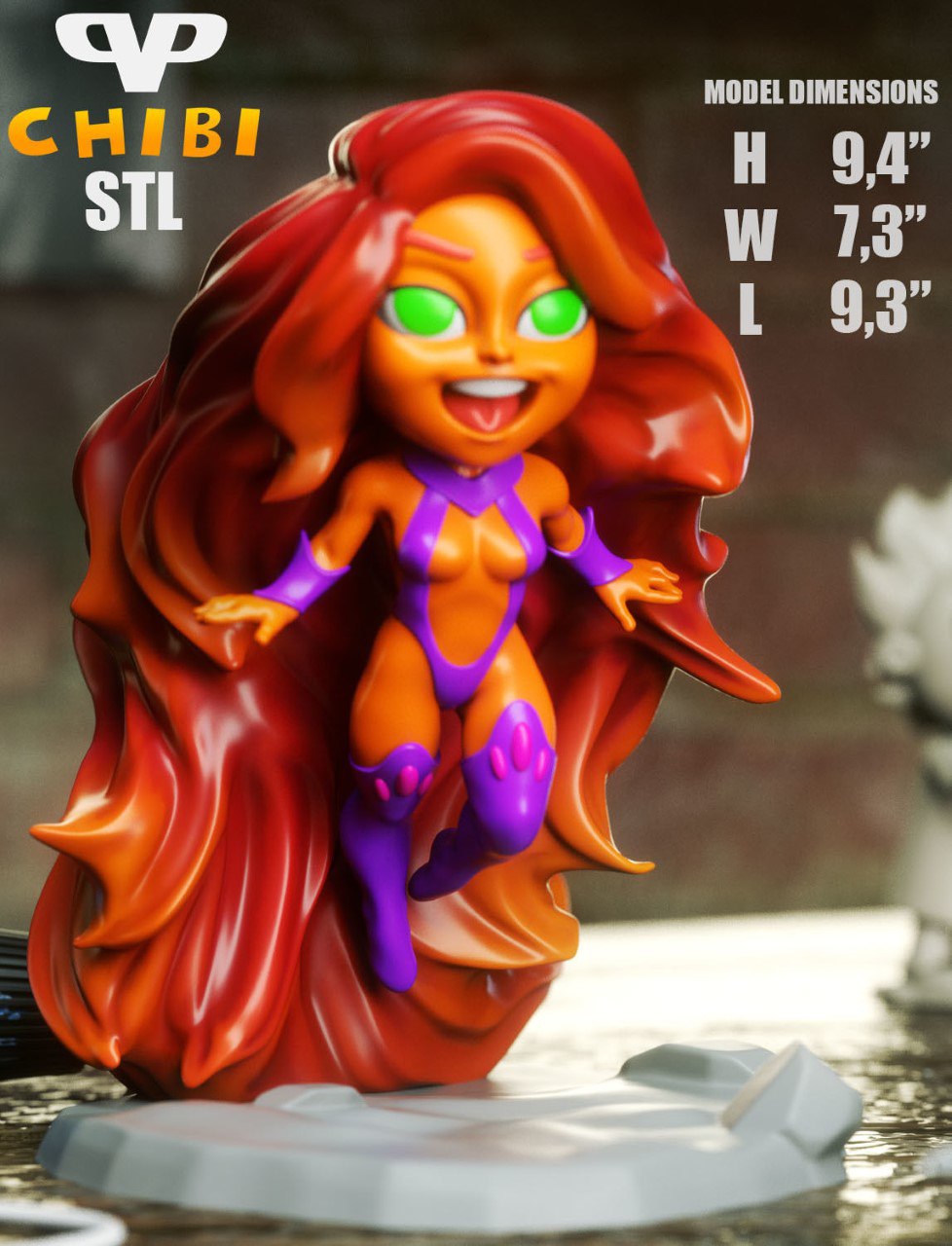 3DXM - Starfire Chibi