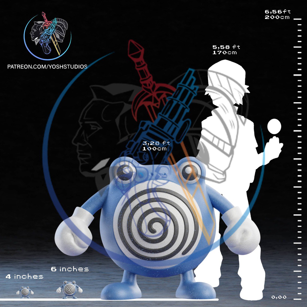 Life Size Poliwhirl