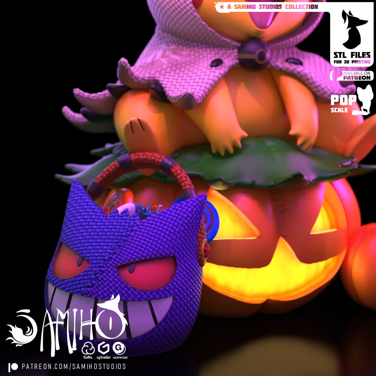 Samiho Studios - Mimikyu Pikachu T Me MOXOMOR Aka