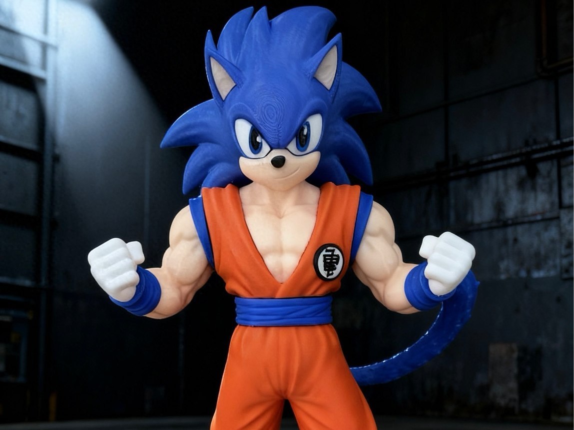 Goku Sonic Fan Art