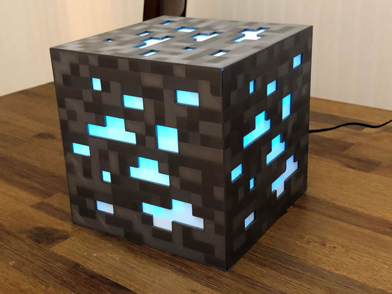 8 Bit Minecraft Diamond Ore Lamp Siri Enabled20190819 28229 B9bgmn