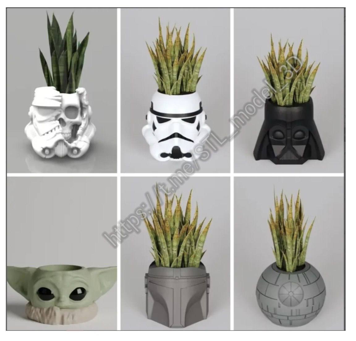 Star Wars Planters