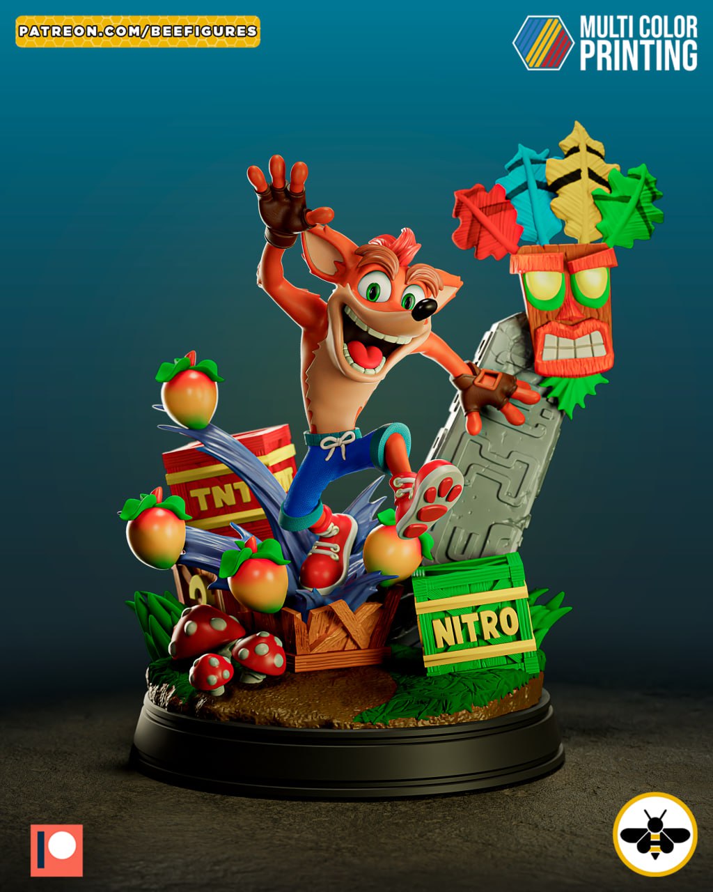 Bee Figures Crash Bandicoot T Me MOXOMOR Aka
