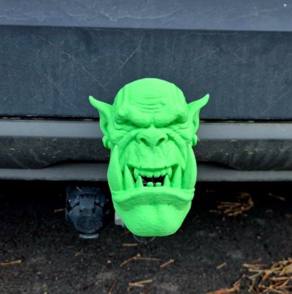Orc Hitch Ball Cover Stls