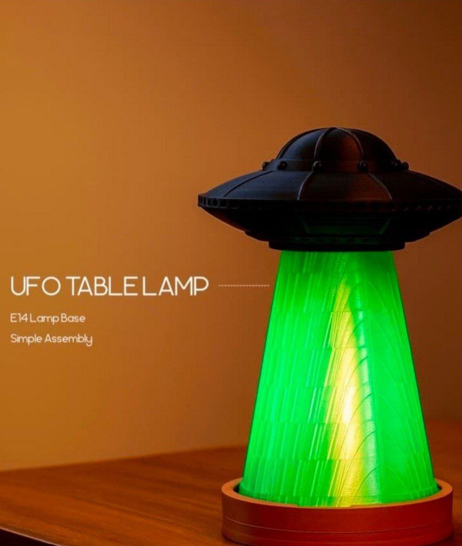 UFO Abduction Table Lamp