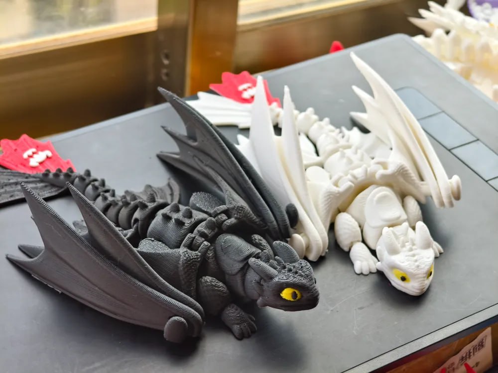 Toothless Foldable WingsMINI Stls
