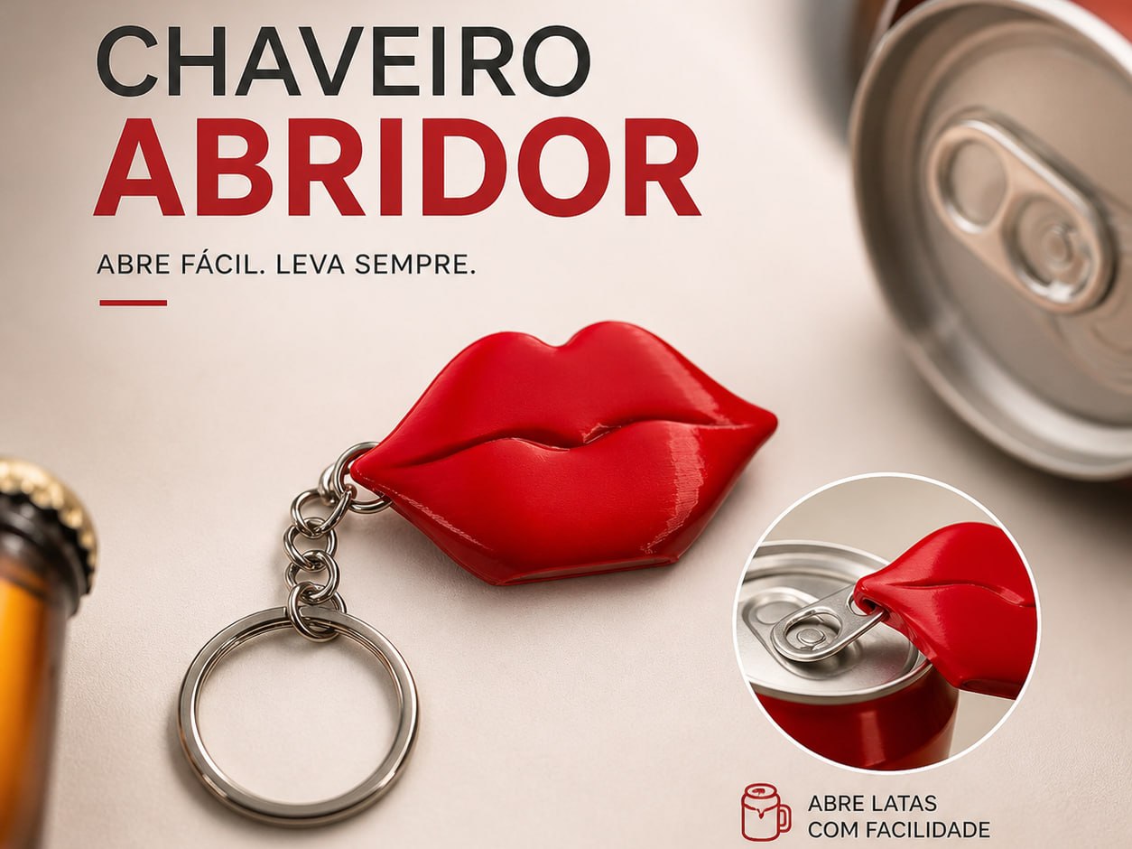 Chaveiro Beijo Abridor