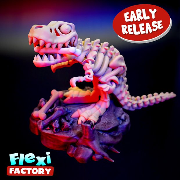Flexi Factory Skeleton T-Rex
