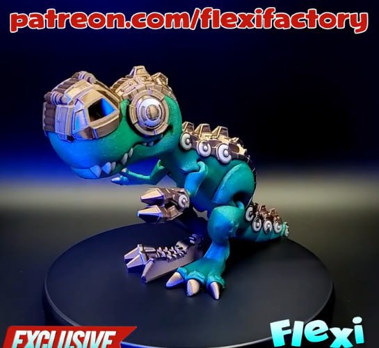 Flexi - Factory Cyborg T-Rex