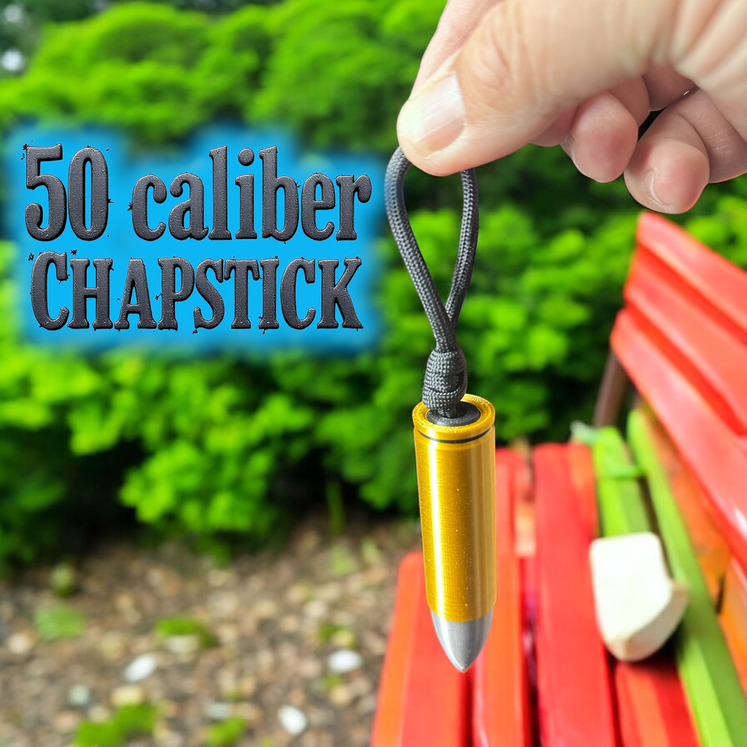 2025-01-21 50 Caliber Chapstick Keychain