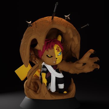 Pikachu Gaara GM3D