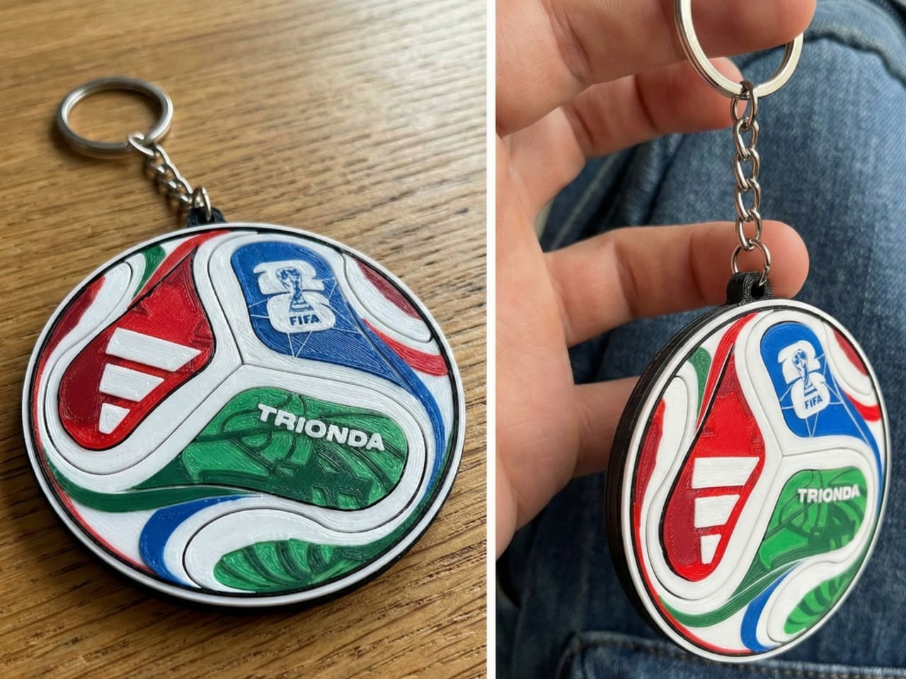 Chaveiro Da Bola Da Copa Do Mundo 2026 Trionda