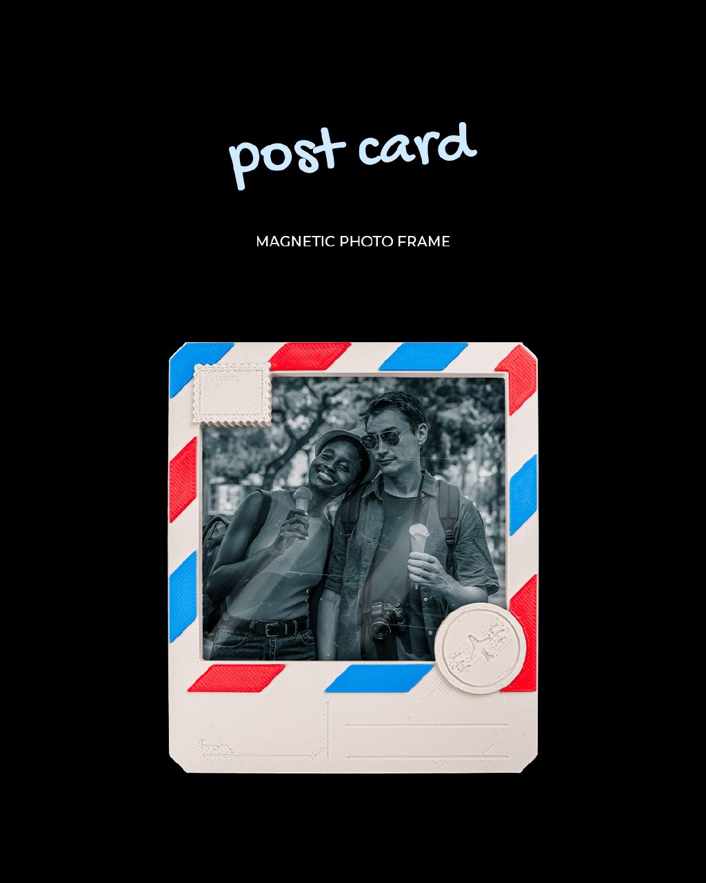 Post Card Magnetic Photo Frame D35fe2ae3e