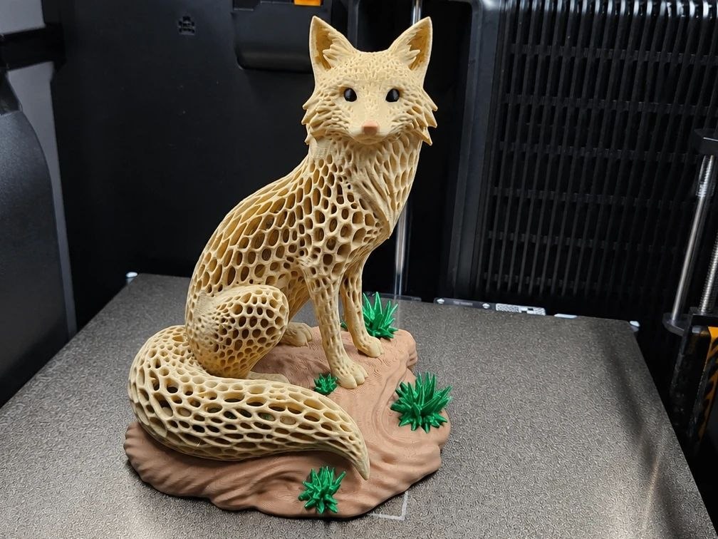 Voronoi Fox - Stunning Decorative 3D Print