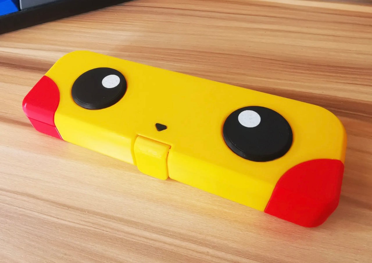 皮卡丘铅笔盒 Pikachu Pencil Case-单层-无需五金