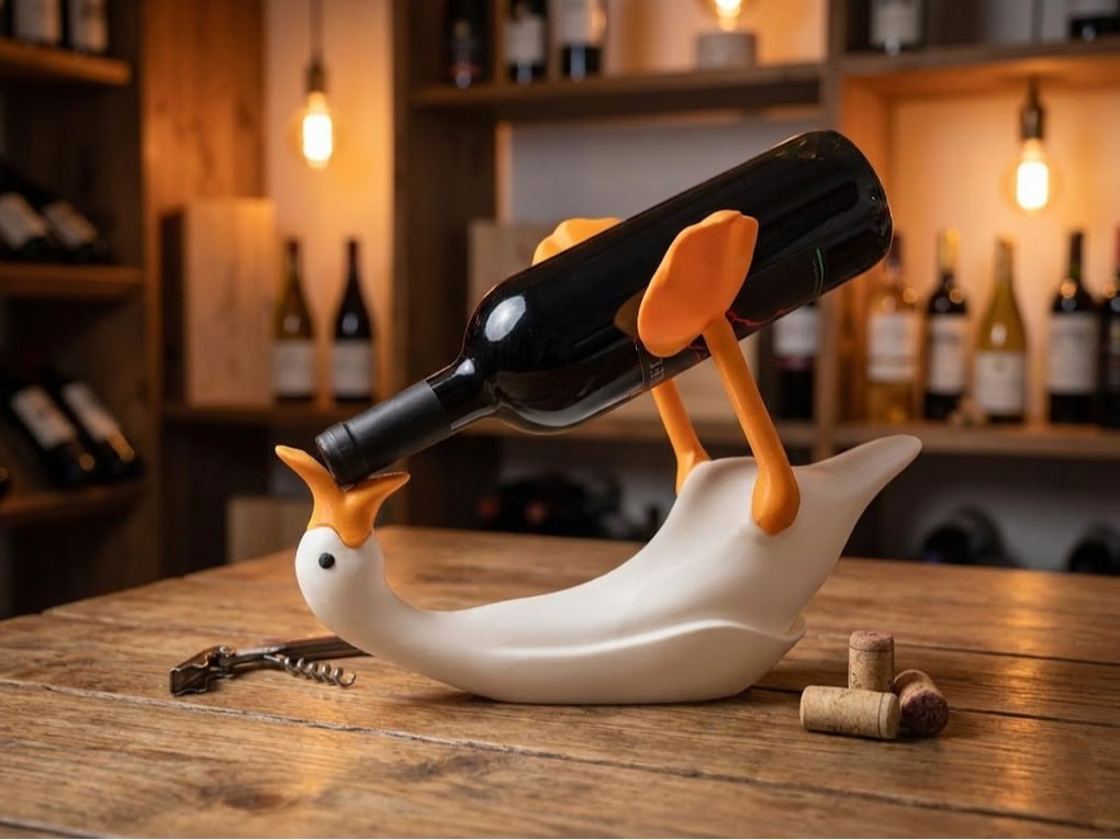 The Untitled Goose Holder - Wine Bottle Holder