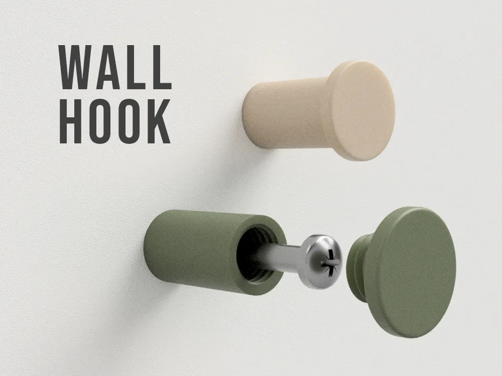 Wall-Hook-Invisible-Mounting-Model Files