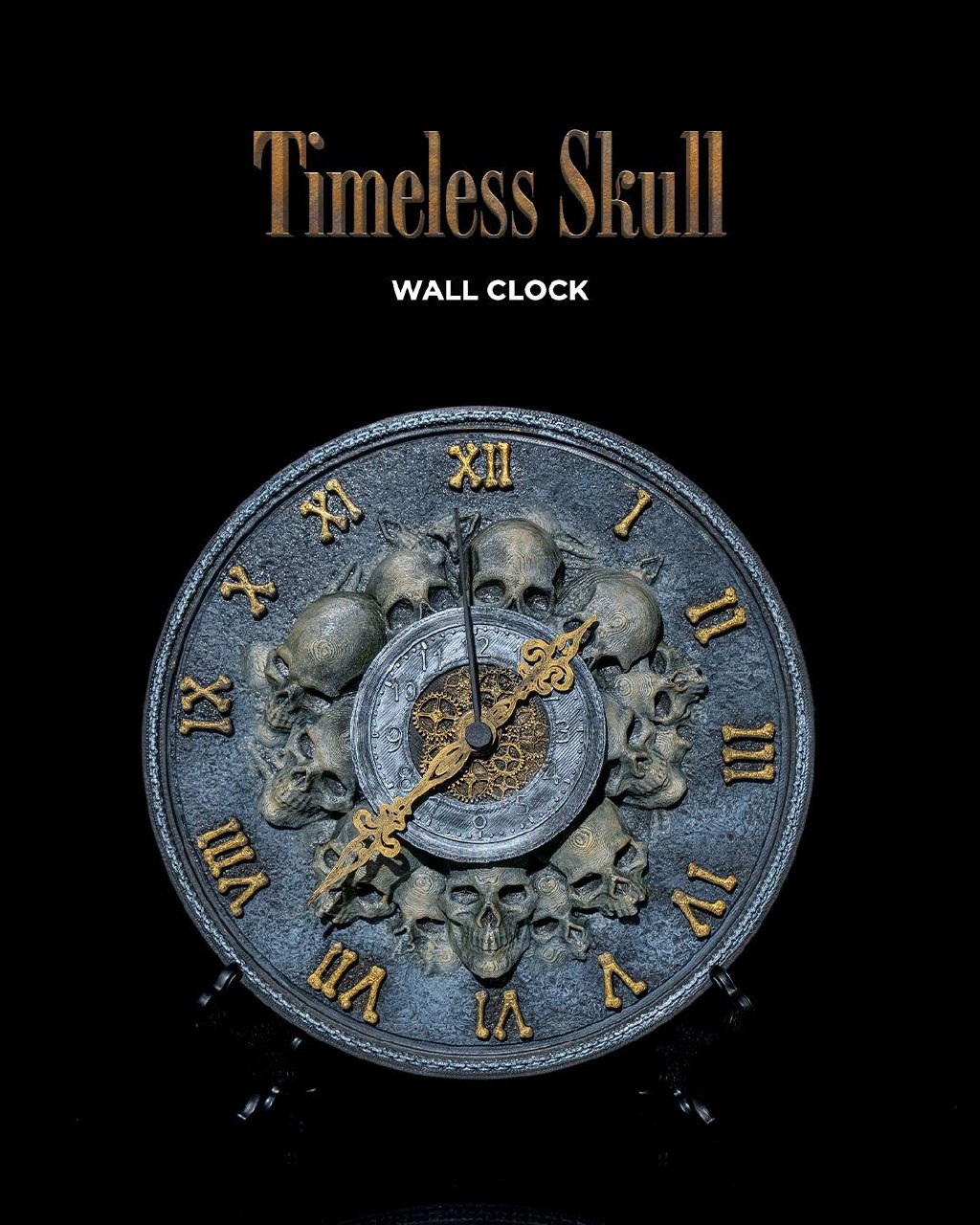 Timeless Skull Wall Clock Aa553ac681