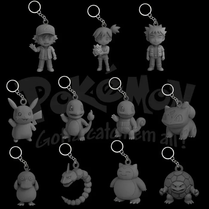 POKEMON LEGENDS KEYCHAINS