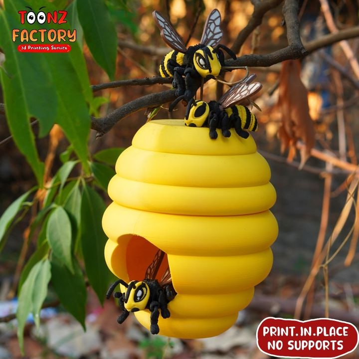 The-Flexi-Honey-Bee-With-Beehive
