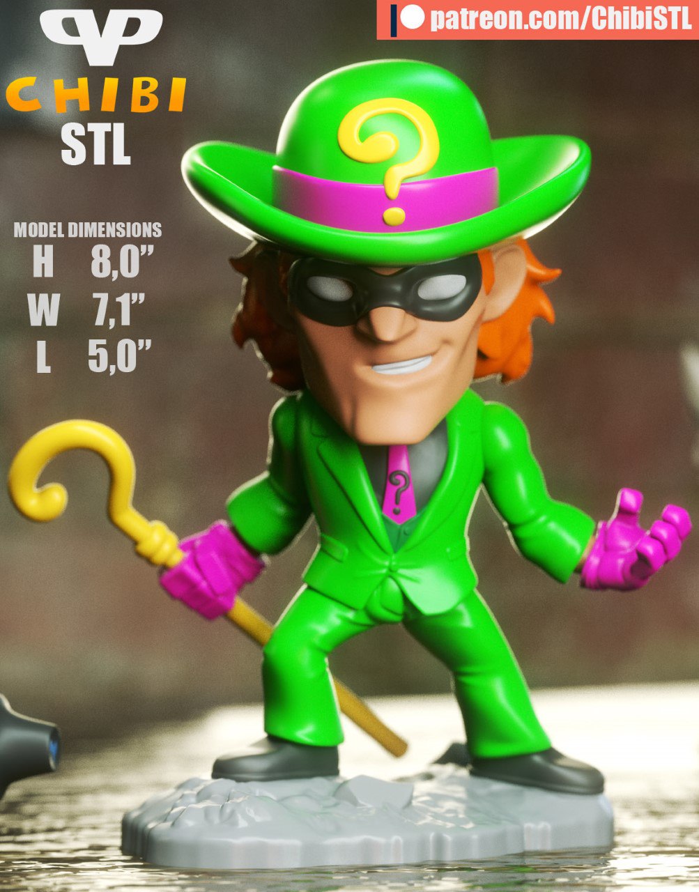 3DXM - Riddler Chibi