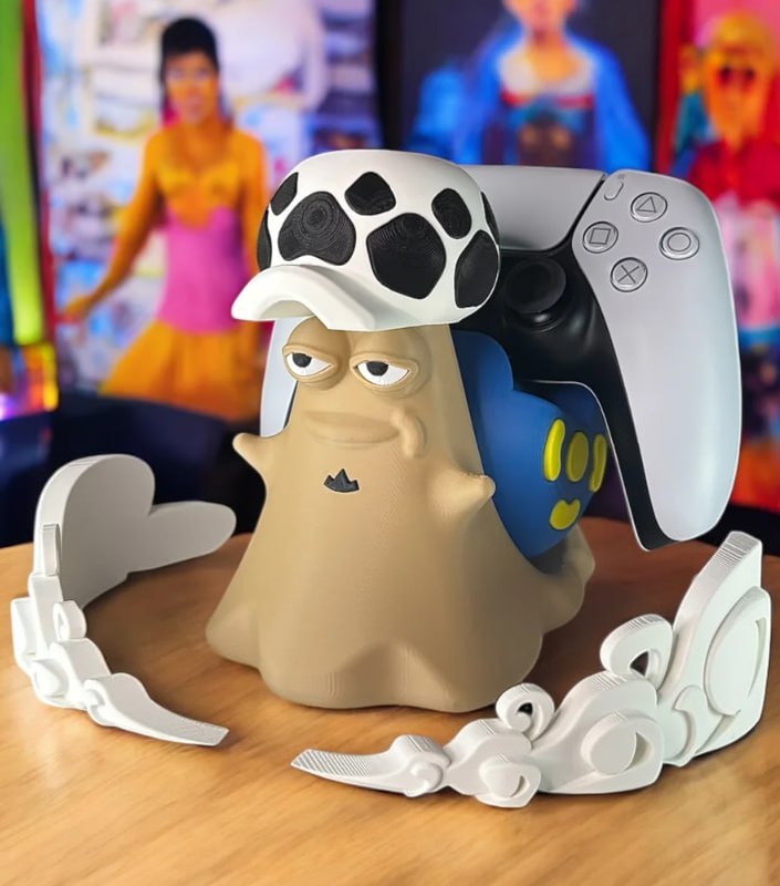 Universal Controller Stand Inspired By Ace From One Piece Fan Art