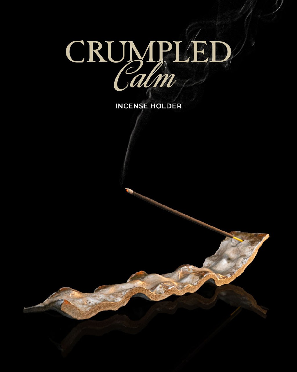 Crumpled Calm Incense Holder Dc00f155dd