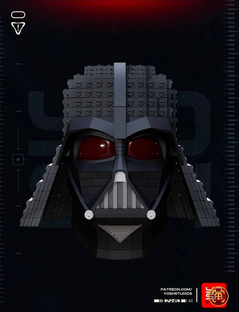 Lego Darth Vader Helmet