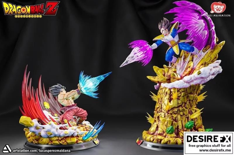 Lucas Perez Vegeta Galick And Goku Kaioken