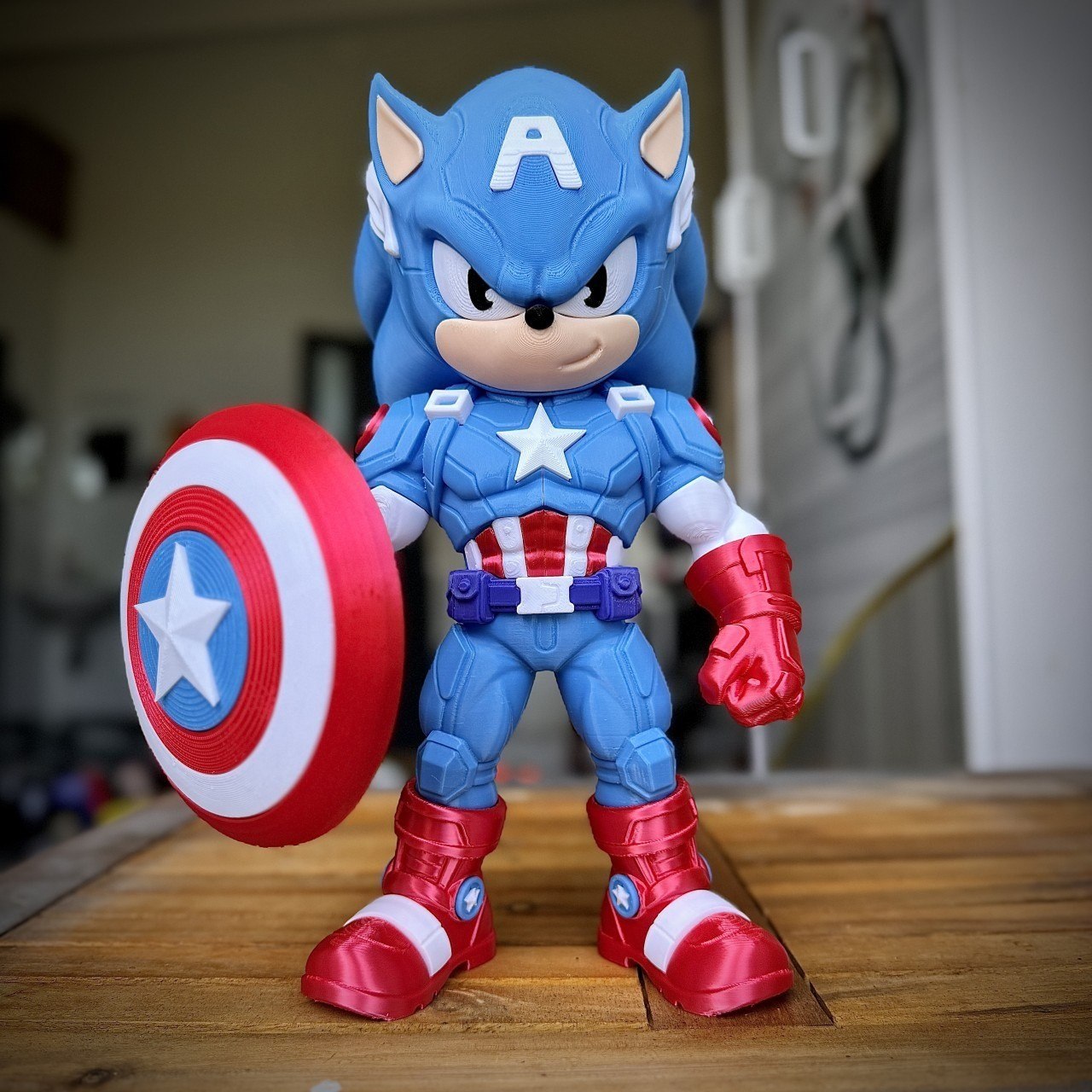 Sonic Captain America Fan Art No Ams Multiparts