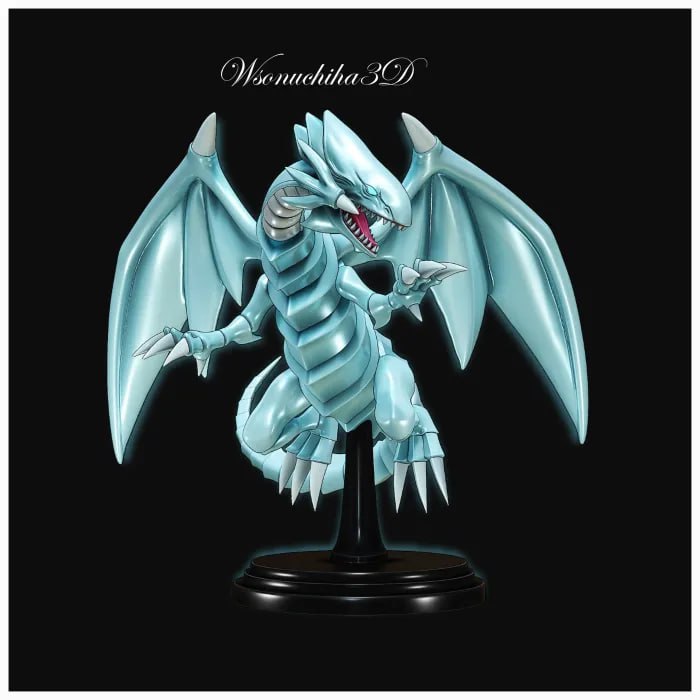 BLUE-EYES WHITE DRAGON FIGURE 1 - YUGIOH