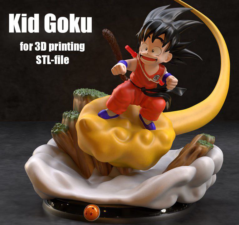 Dragon-Ball-Collection-Kid-Goku-Stl