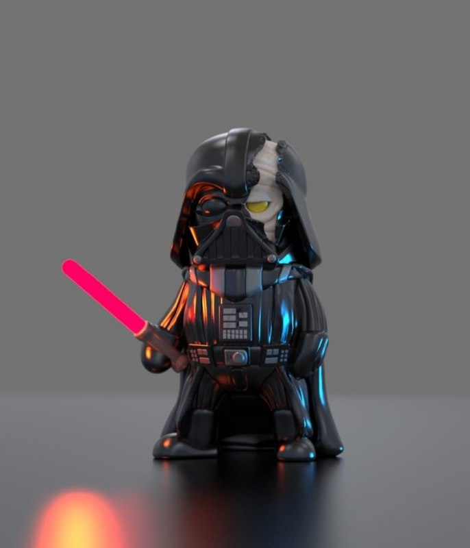 Mini Darth Vader - Obi-Wan Edition